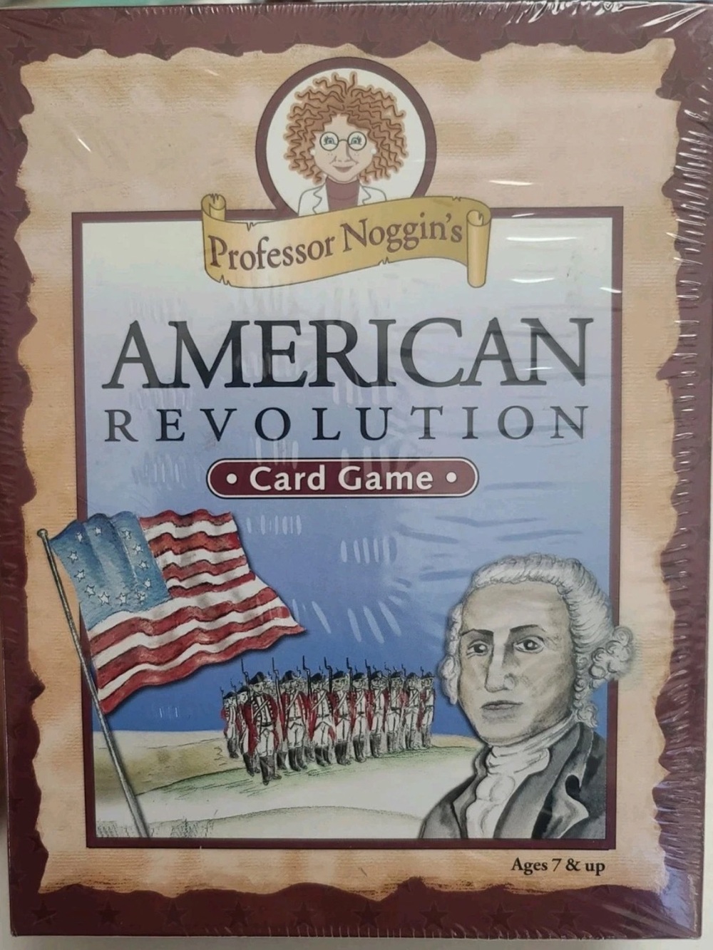 Professor Noggin's American Revolution Educational Card Game  FACTORY SEALED